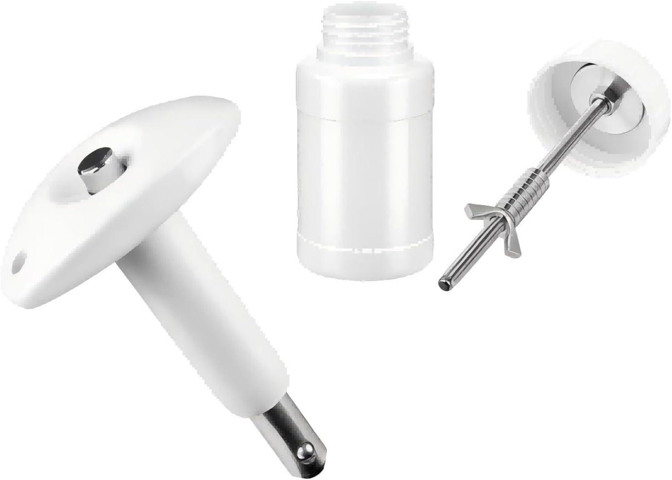 Skate Bearings Cleaning Unit Kit with Bearing Puller, Press Tool and Cleaning Plastic Bottle for Skateboard, Roller Skates Maintenance