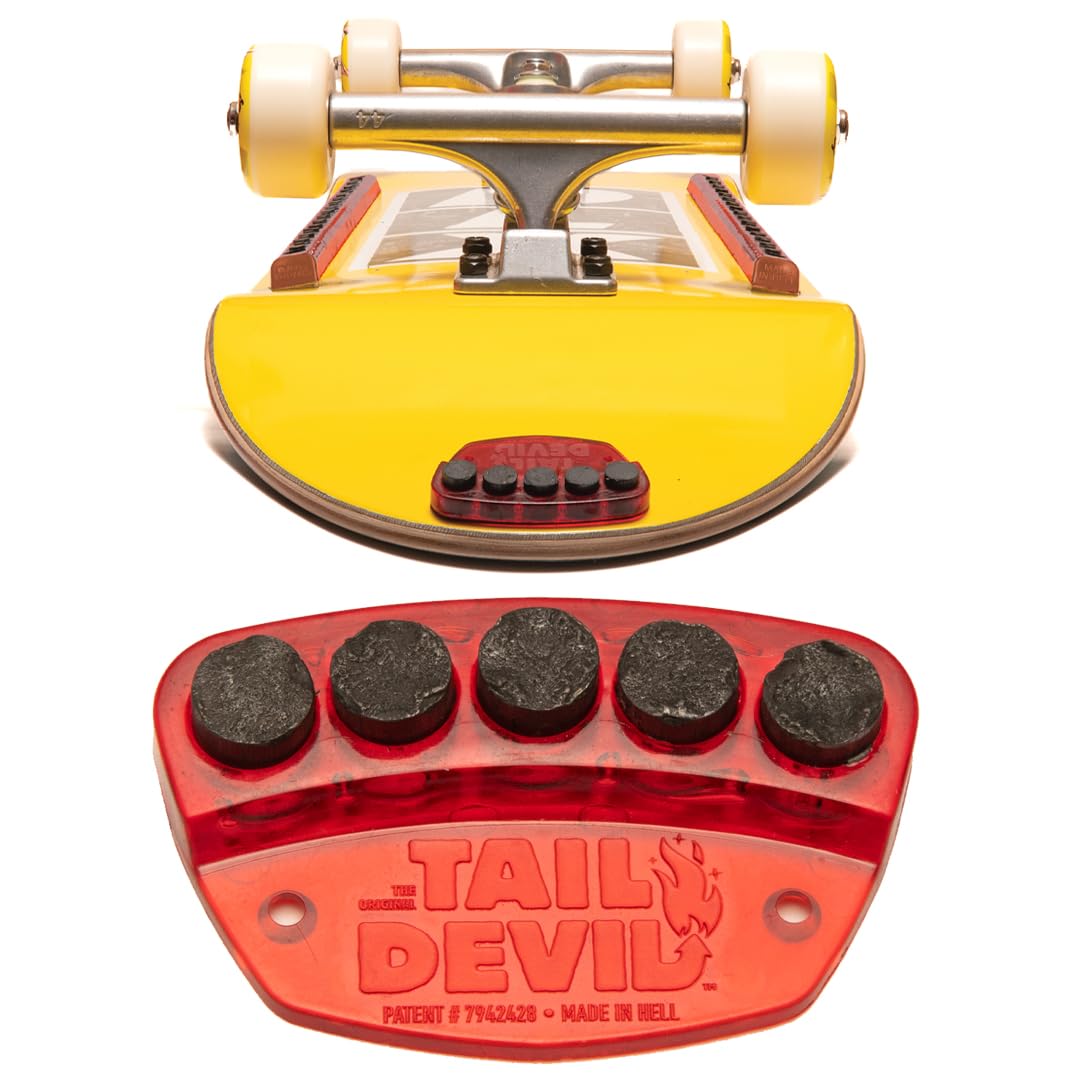 Tail Devil Skateboard Spark Plate - Sparks for Your Skateboard, Ultimate Skateboarder's Accessory, A Tail Plate Attachment for Cool Sparking Effect