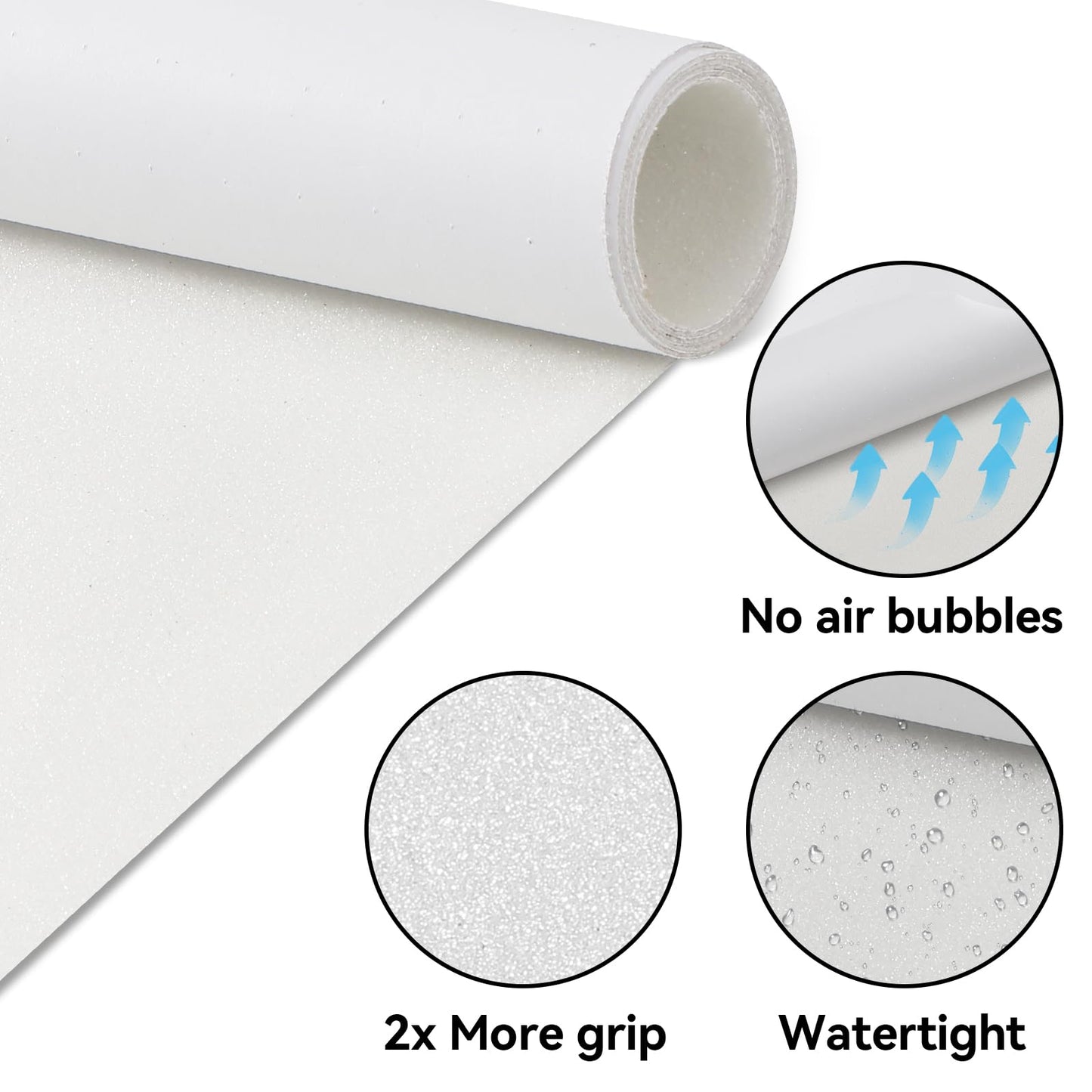 Grip Tape, 33" x 9", No Air Bubbles, Black Griptape for Skateboards & Scooters