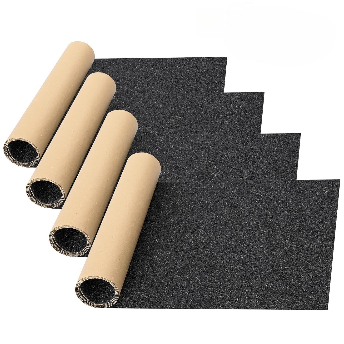 Grip Tape, 33" x 9", No Air Bubbles, Black Griptape for Skateboards & Scooters