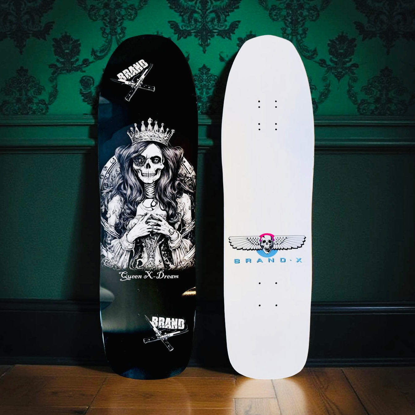 Queen X-Dream “Demon-Shape” Deck 9.1”x32.5”